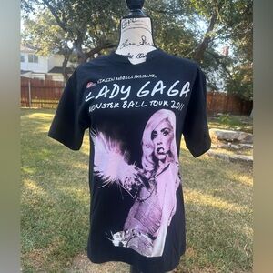 Lady Gaga T-shirts Y2K, Vintage Band Tee